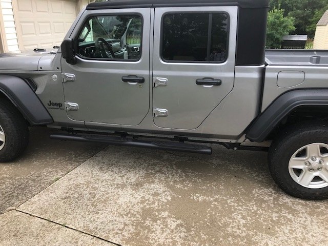 Go Rhino 1000 Series 4 Quot Side Steps For 18 20 Jeep Wrangler